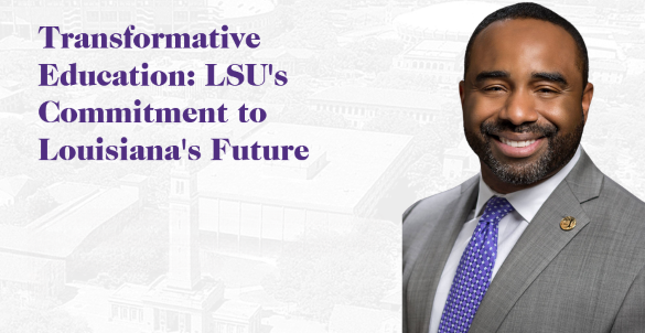 Transformative Education: LSU's Commitment to Louisiana's Future (headshot of Roland Mitchell)