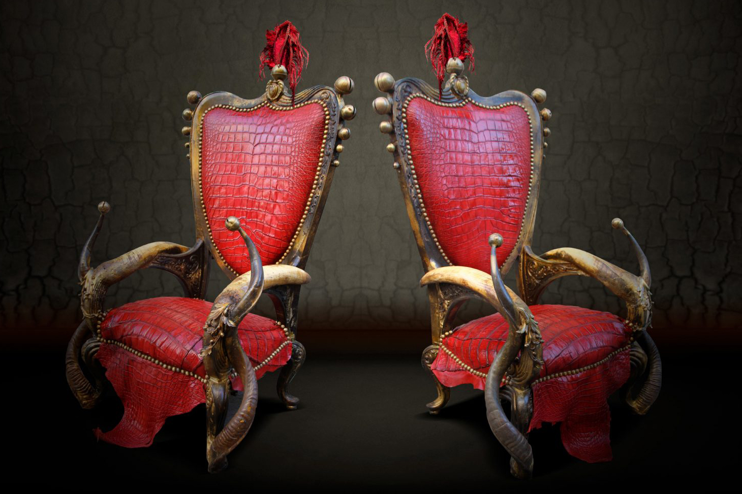 Haillard's twin red thrones