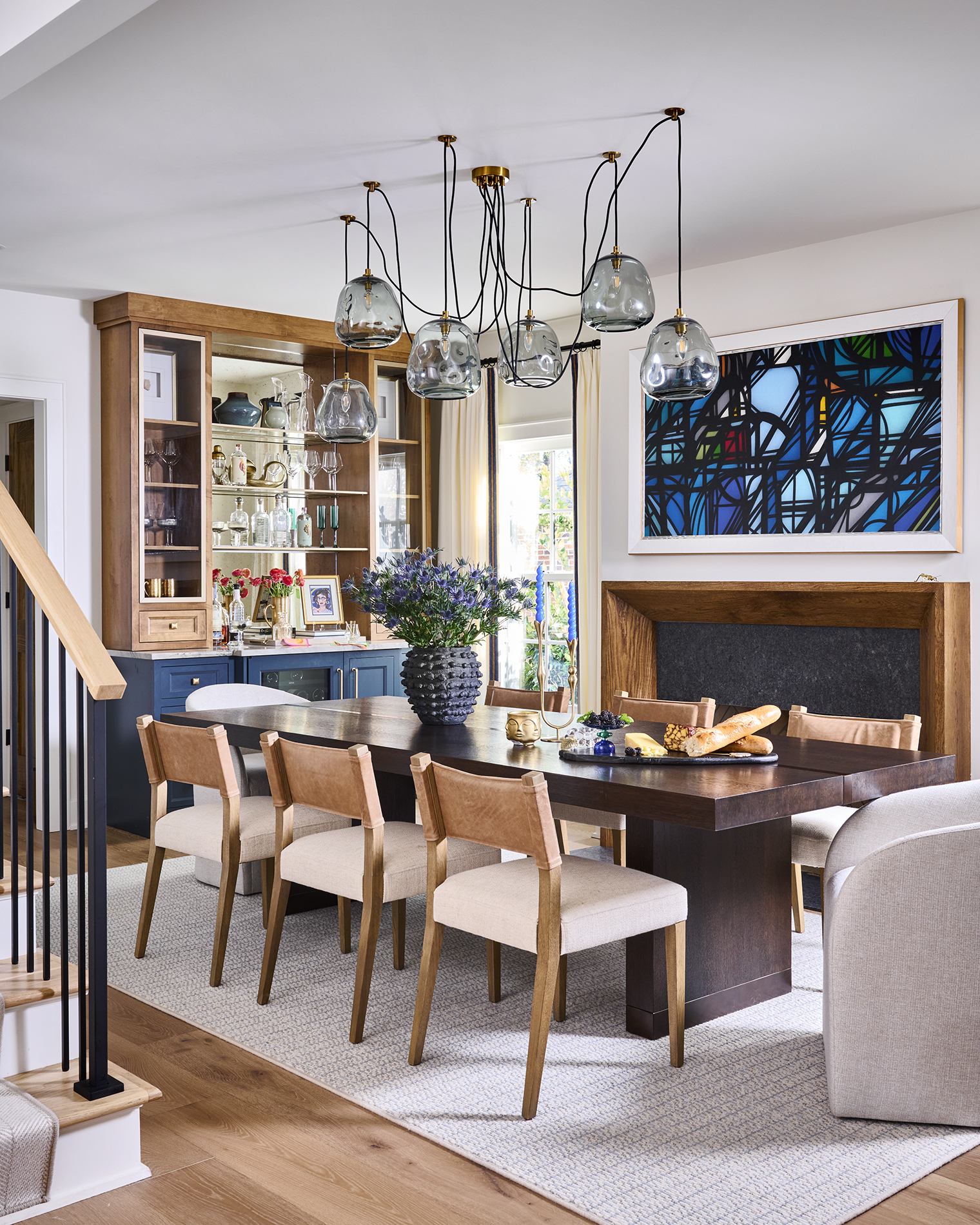 Fully designed dining room